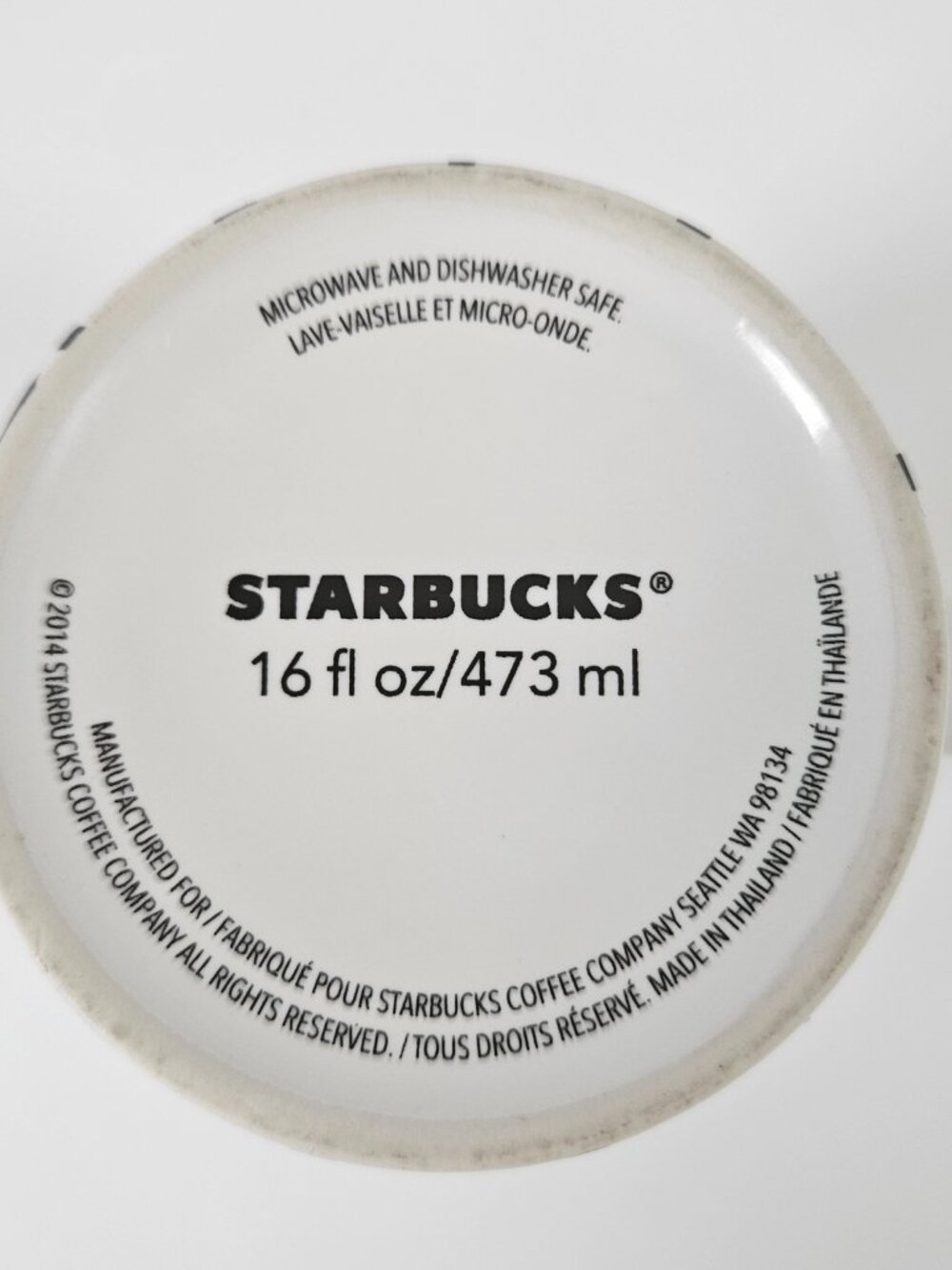 Starbucks Mug Night Owl Green Eyed Owl Owlet Limited Edition 2014 16 oz - Picture 6 of 6